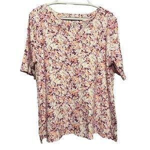 Croft & Barrow Floral Blouse | XXL | VGUC | Springtime 💐